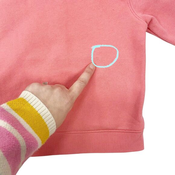 Carhartt Girls’ Long Sleeve Half-zip Pink Sweatshirt w/ Hood & Pockets Size 2T - Picture 9 of 12